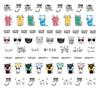 Desenho Animado Nova Marca d'Água Adesivos de Nail Art Infantil E-commerce Transfronteiriço Japonês e Coreano Marca d'Água Desenho Animado Adesivos de Nail Art Infantil