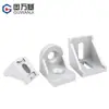 Accesorios para Perfiles de Aluminio Industriales Estándar Europeo Estándar Nacional 2020 3030 4040 Ángulo de Aluminio Pie de Ángulo Recto Ensamblaje de Conector