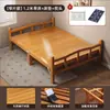 Cama plegable de bambú, cama individual y doble plegable, uso doméstico simple, cama refrescante para adultos, cama para siestas para habitaciones de alquiler, tablero duro de bambú para siestas
