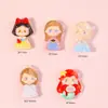 Accesorios para Joyería DIY Dibujos Animados Linda Princesita Pegamento de Crema Funda para Teléfono Resina Accesorios Pequeños Pasador Materiales Hechos a Mano