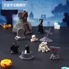 Decoración Creativa de Escritorio para el Hogar Tema de Halloween Pequeños Adornos Venta al por Mayor Calavera de Resina Calavera Momia de la Resurrección