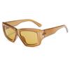 Gafas de sol retro de montura grande, cuadradas, poligonales y cóncavas (2024). Nuevas gafas de sol delgadas. Gafas de sol de Internet Celebrant para mujer.