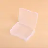 Caja rectangular de plástico transparente PP para guardar anzuelos, aparejos de pesca, joyas, componentes de embalaje, máscaras