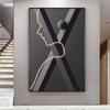 Lujo Ligero Pintura de Luz Entrada Sala de Estar Pintura Decorativa Tira de Luces LED Pintura Pasillo Colgante Pintura Artística Lujo Ligero Murales de Pasillo