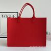 Bolsa de Feltro Bolsa de Mão Logo Personalizado Bolsa de Presente para Armazenamento Bolsa de Compras Grande Capacidade Bolsa Tote de Mão para Ombro Personalização