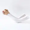 Mangas de Hielo Protectoras del Sol, Mangas de Hielo de Color Sólido para Hombres y Mujeres, Mangas de Seda de Hielo para Deportes al Aire Libre, Mangas Protectoras para Brazos, Mangas de Hielo con Logo Personalizado