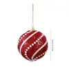 Bola de Navidad de 8 cm Bola de Espuma Perla Colgante de Árbol de Navidad Bola Decorativa Bola Sumergida en Polvo Decoración Colgante Bola Pequeña Colgante