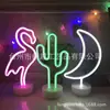 Luz neon LED combinação de luzes com texto HOME letras de madeira neon amor luz neon LED
