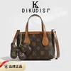 2026 Bolso Casual Bolso de Hombro Cruzado Moda Simple de Alto Valor Bolso Cesta Bolso Cubo Retro para Mujer