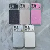 Capa Protetora Eletrodepositada TPU+PC com Aparência de Couro Dois em Um Adequada para Capa de Celular Apple iPhone 16 Pro Max