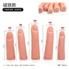 Ferramentas de Nail Art Modelo de Dedo Fotográfico Magnético Conjunto de Prática com 5 Dedos para Exibir Prática de Nail Art