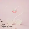 Decoração de Bolo para Casal Dia dos Namorados Cisnes Ornamentos Cisne Preto e Branco Romântico Pássaros do Amor Acessórios para Decoração de Bolos