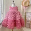 Vestido para Niña Pequeña, Vestido de Cumpleaños de Moda de Verano para Bebé Niña, Vestido de Pastel de Color Contrastante con Lentejuelas sin Mangas, Vestido de Princesa