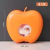 Caja de almacenamiento de cubierta de film transparente desechable, una herramienta práctica para organizar y almacenar alimentos, montada en la pared, no requiere taladro, adecuada para almacenar manzanas en la cocina