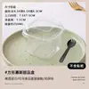 Taza de Mousse Pudín Gelatina Pastel de Helado Caja de Plástico Desechable Transparente Taza de Virutas Cuadrada Caja de Empaque