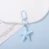 Chaveiro de Macaron Estrela do Mar Desenho Animado Miçangas Perler Charme de Bolsa Feito à Mão Acessórios de Joia DIY Chaveiro de Presente Fofo
