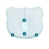 Almohada para Bebé al por Mayor Espuma Viscoelástica Rebote Lento Almohada para la Cabeza con Forma para Recién Nacido Almohada para Bebé Anti Cabeza Plana Núcleo de Algodón