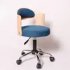 Silla de Computadora Compacta de Madera Maciza, Silla de Escritorio Sencilla, Silla Ajustable para Estudiantes, Silla Pequeña para Estudio en Casa con Respaldo, Silla de Oficina Giratoria