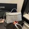 Bolso Pequeño Cuadrado Nuevo de Verano 2026, Bolso de Mano Elegante, Gran Capacidad, Bolso Cruzado de Color Sólido Estilo Coreano, Bolso de Diseño de Nicho