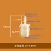 Adaptador de Torre Resistente a Altas Temperaturas Interfaz de Conversión de Tamaño Pequeño Accesorios para Tuberías de Agua y Gas Tubo Suave de Plástico Conector Recto Reductor de PP