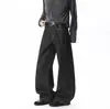 Calça jeans masculina da moda estilo americano, perna reta, corte solto, perna larga, nova coleção outono 2026, calça masculina longa