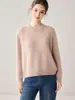 Cachemira Otoño/Invierno 2026 Estilo Nuevo para Mujer Holgado Hilo de Color de Puntos Raglán Cuello Redondo Estilo Suave Prendas de Punto Base