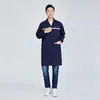 Casaco Longo à Prova de Poeira para Todas as Estações, Roupa de Proteção do Trabalho, Roupa de Transporte, Casaco Azul, Roupa de Trabalho para Oficina, Atacado de Fábrica