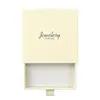 Caja de joyería extraíble con textura de papel perlado, caja de embalaje para joyería para pendientes, anillos, collares, caja de regalo, pulsera, caja extraíble de joyería