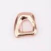 Broche de metal con forma de D, prendedor de corsage retro a la moda, accesorio para ropa, pasador anti-exposición