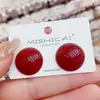 Pendientes Metálicos Esmaltados de Moda Estilo Coreano para Mujer, Diseño Único, Pendientes de Aguja Plateada Versátiles de Moda, Dulces y Frescos Accesorios para Orejas