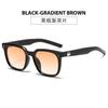 Nuevas gafas de sol GM 2024 para mujer, de alta gama, con diseño de Sense Ins, para celebridades de Internet, con cara cuadrada, para sesiones de fotos callejeras pequeñas, resistentes a los rayos UV.