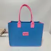 Bolsa de armazenamento de feltro pode ser personalizada com logotipo, bolsa tote de grande capacidade, bolsa de feltro promocional de feriado corporativo, item de presente