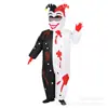 Disfraz Inflable de Payaso de Halloween para Adulto, Disfraz de Personaje de Dibujos Animados, Accesorios para Actuación en Fiesta Navideña, Cosplay
