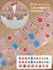 30 piezas de pegatinas para uñas infantiles sin horneado, lindas pegatinas de mini arte de uñas de dibujos animados para niñas, impermeables, de larga duración, no tóxicas, sin olor