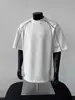 Camiseta de Manga Corta para Hombre Tendencia Verano Retro Americano Diseño de Estampado a Rayas Top Atractivo