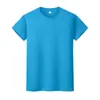 Camiseta 100% Algodão com Logo Personalizado, Gola Redonda Elegante de Manga Curta para Trabalho, Camisetas Culturais para Publicidade em Grupo, Roupas de Trabalho, Bordado e Estampagem