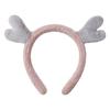 Internet Celebridade Plush Antler Face Wash Hair Band Mulheres Apply Máscara Wash Maquiagem Headband Mulheres Bonito All-match Going-out Headwear