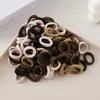 Elásticos de Cabelo Infantis, Prendedores de Cabelo para Bebês, 100 Peças em um Saco, Anéis de Toalha Sem Costura, Anéis para Polegar, Prendedores de Cabelo Não Danificam, Prendedores de Cabelo para Meninas