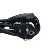 Cable de alimentación estándar europeo con conector de 1,5 m para chasis de ordenador, monitor, impresora, adaptador de corriente