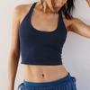 Regata de Corrida Yoga Verão Europeia e Americana Transfronteiriça Fitness Especial com Bojo Roupa de Treino de Secagem Rápida Sutiã de Costas Bonitas para Mulheres