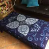 Mantel tradicional teñido con nudos de Zhoucheng, Dali, Yunnan, Mantel para mesa de café, Tela para colgar en la pared teñida con nudos hecha a mano, Tela decorativa para el hogar étnica