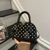 2026 Nuevo Bolso de Concha con Lunares Estilo Coreano, Bolso de Mano Dulce y Fresco para Chica, Bolso de Hombro Cruzado de Moda y con Estilo