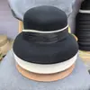 Sombrero de Fieltro para Mujer Otoño e Invierno con Forma Cóncava, Simple Retro Sombrero de Copa de Ala Pequeña, Sombrero de Copa Curvado Elegante Estilo Hepburn de Lana Lana