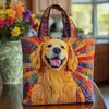 Bolsa de Ombro com Estampa da Moda Tendência Feminina 3D Transfronteiriça Novo Produto Temu Amazon Lona 300g