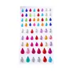 Adesivos de Diamante Coloridos Transfronteiriços Adesivos Acrílicos Adesivos de Recompensa Criativos Feitos à Mão para Crianças e Meninas Adesivos