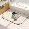 Alfombra de baño de lujo con tecnología antideslizante y absorbente de tela, resistente al desgaste, de secado rápido y fácil de limpiar, de Nordic Light