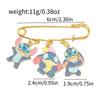 Broche Metálico de Personaje de Anime de Dibujos Animados Estrella Bebé Lindo Stitch Aleación Gota de Aceite Pin Accesorios para Ropa