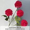 Flor artificial serie Rosa Roja, flor falsa para boda, flor de seda, flor hecha a mano, fondo para salón de bodas, pared de flores, arreglo floral, decoración, hortensia
