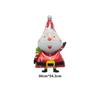 Globo navideño de forma especial con patrón de dibujos animados, globo de película de aluminio, diseño de árbol de Navidad, decoración de Papá Noel.