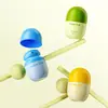Frasco de cápsula para skincare 30ml transfronteiriço, frasco dispensador de loção fosco em duas cores, processamento de material de embalagem de beleza, personalização e atacado